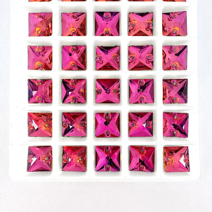 CLEARANCE - Fuchsia Glass Square