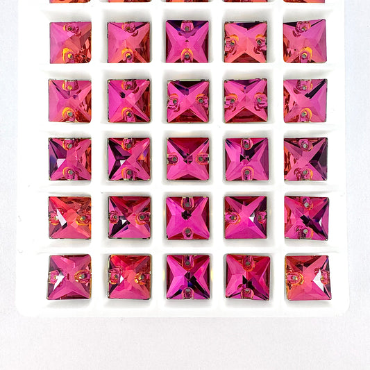 CLEARANCE - Fuchsia Glass Square