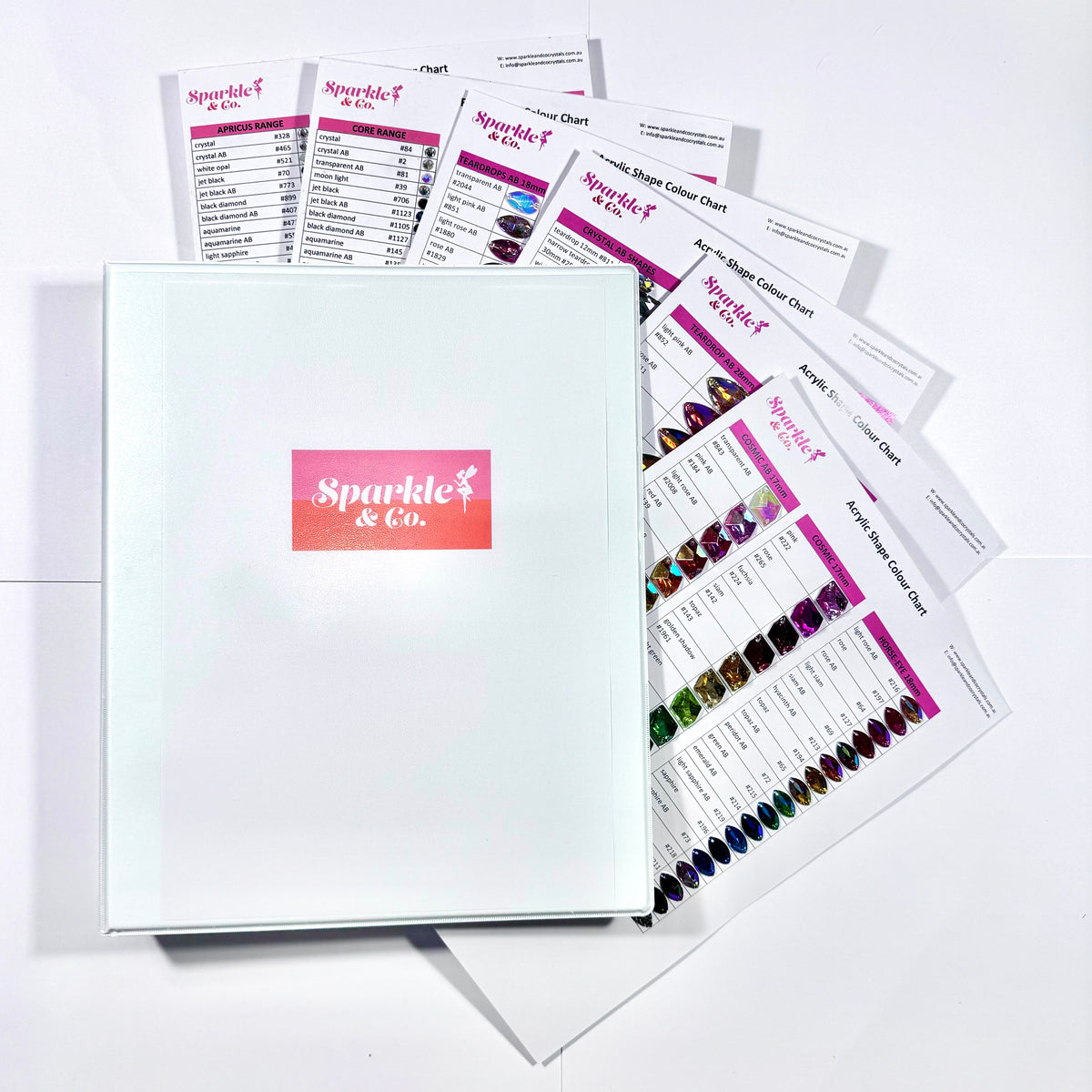 Rhinestone & Crystal Planning Folder | Sparkle & Co. Crystals