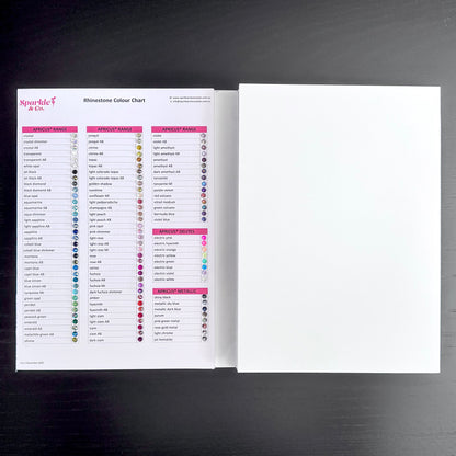 Rhinestone Colour Chart