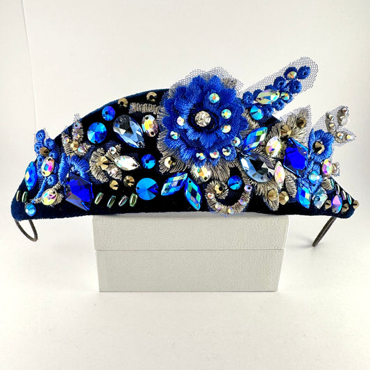 Sapphire Blue Headpiece