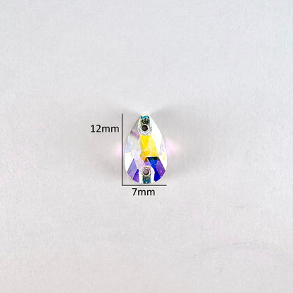 Purple MI Glass Teardrop