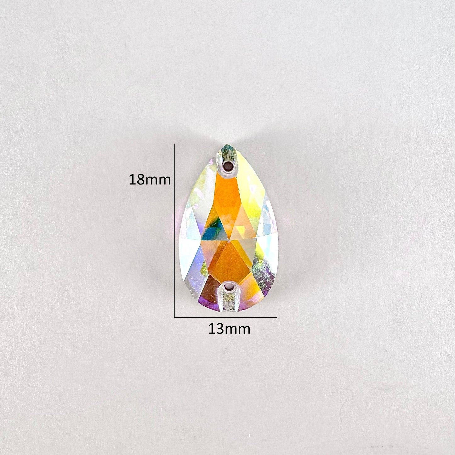 Violet MI Glass Teardrop