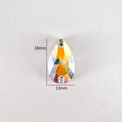 Violet MI Glass Teardrop