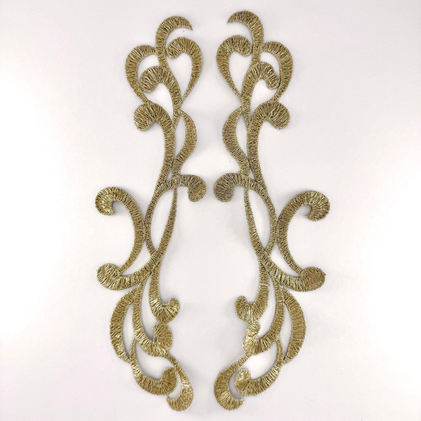 Metallic Gold Lace Motifs