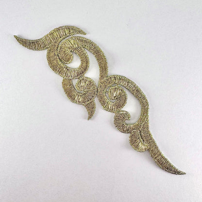 Metallic Gold Lace Motifs