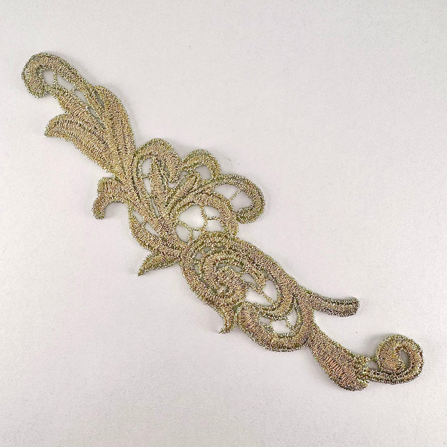 Metallic Gold Lace Motifs