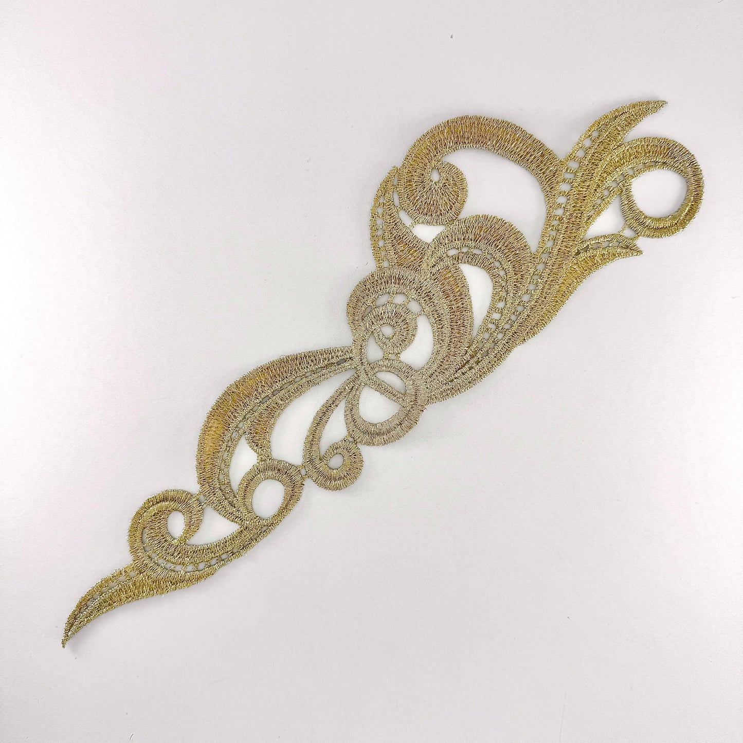 Metallic Gold Lace Motifs