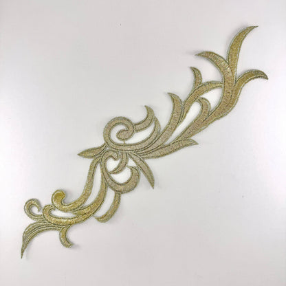 Metallic Gold Lace Motifs