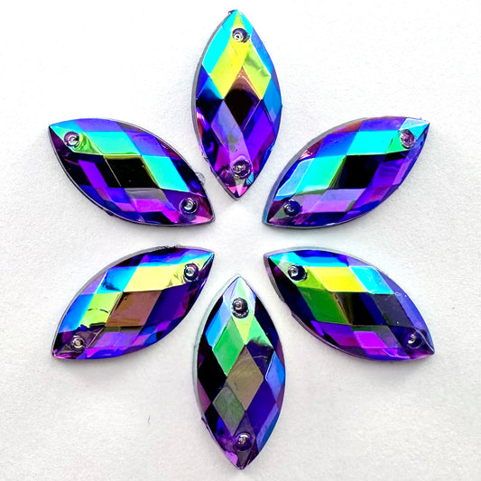 Purple AB Acrylic Horse-Eye