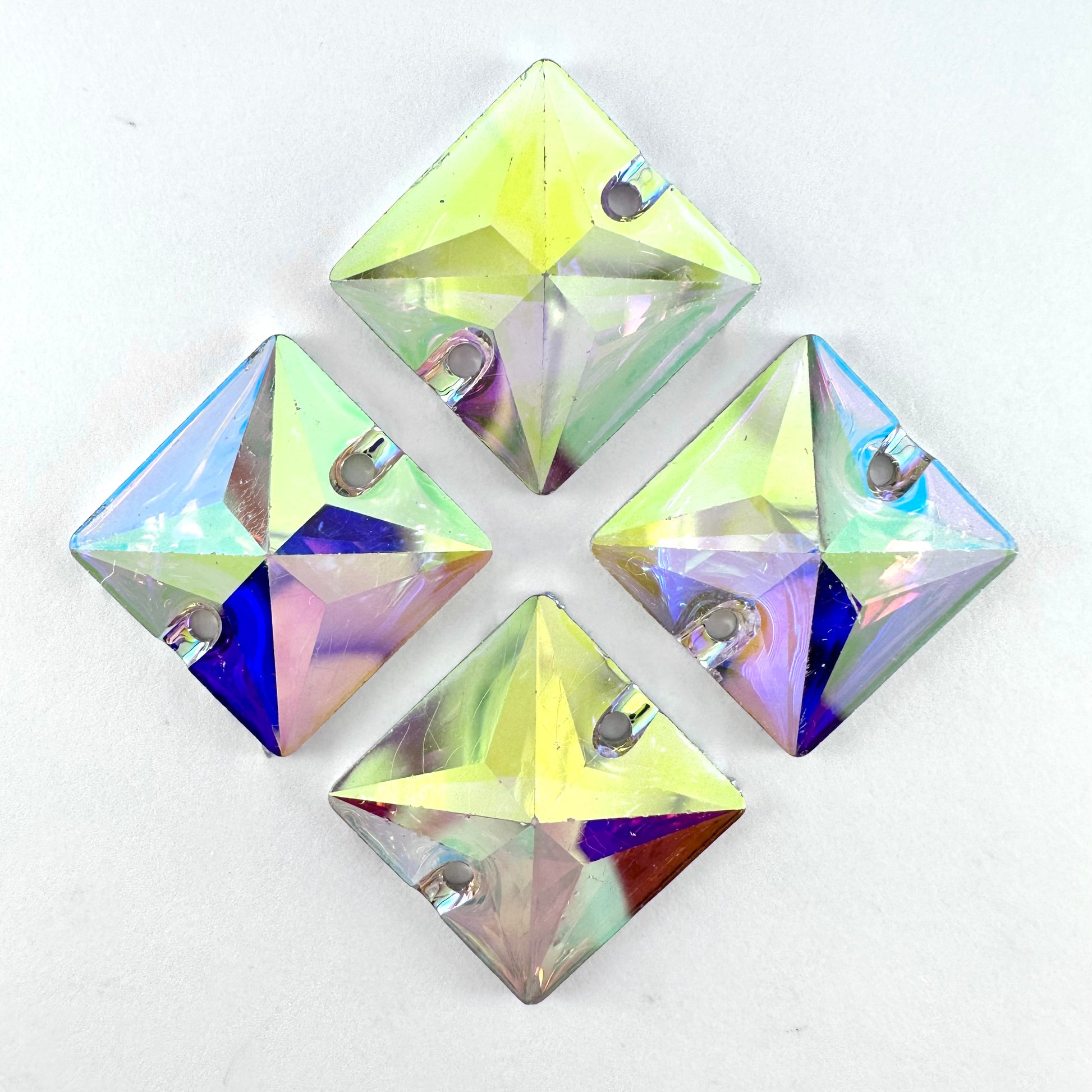 Crystal AB Acrylic Square