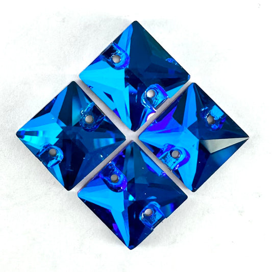 Blue Zircon Glass Square
