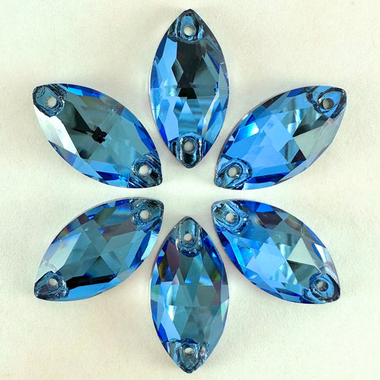 Sapphire Glass Navette