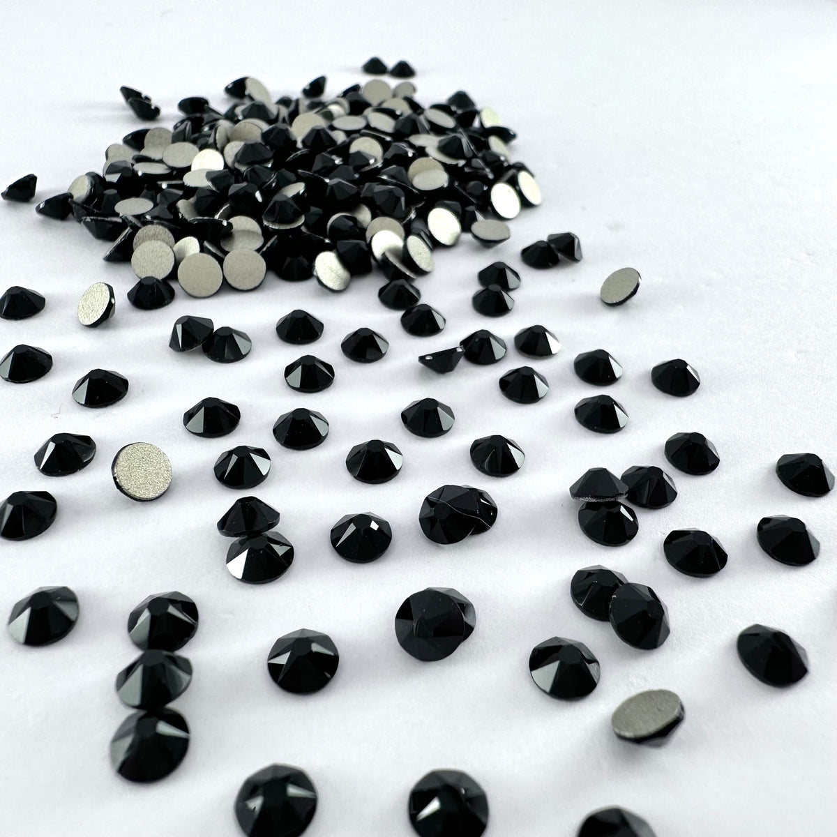 Black Ab Rhinestone Apricus Jet Black Rhinestone | Sparkle & Co. Crystals