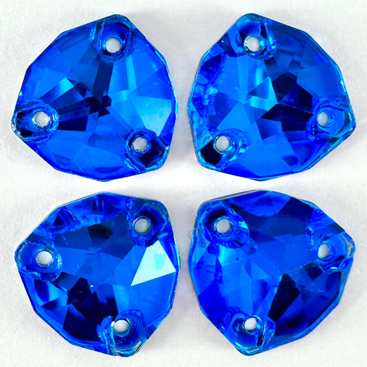 Capri Blue Glass Trilliant