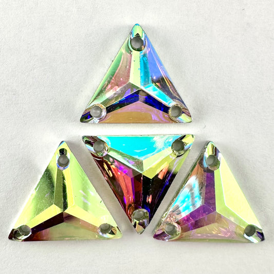 Crystal AB Acrylic Triangle