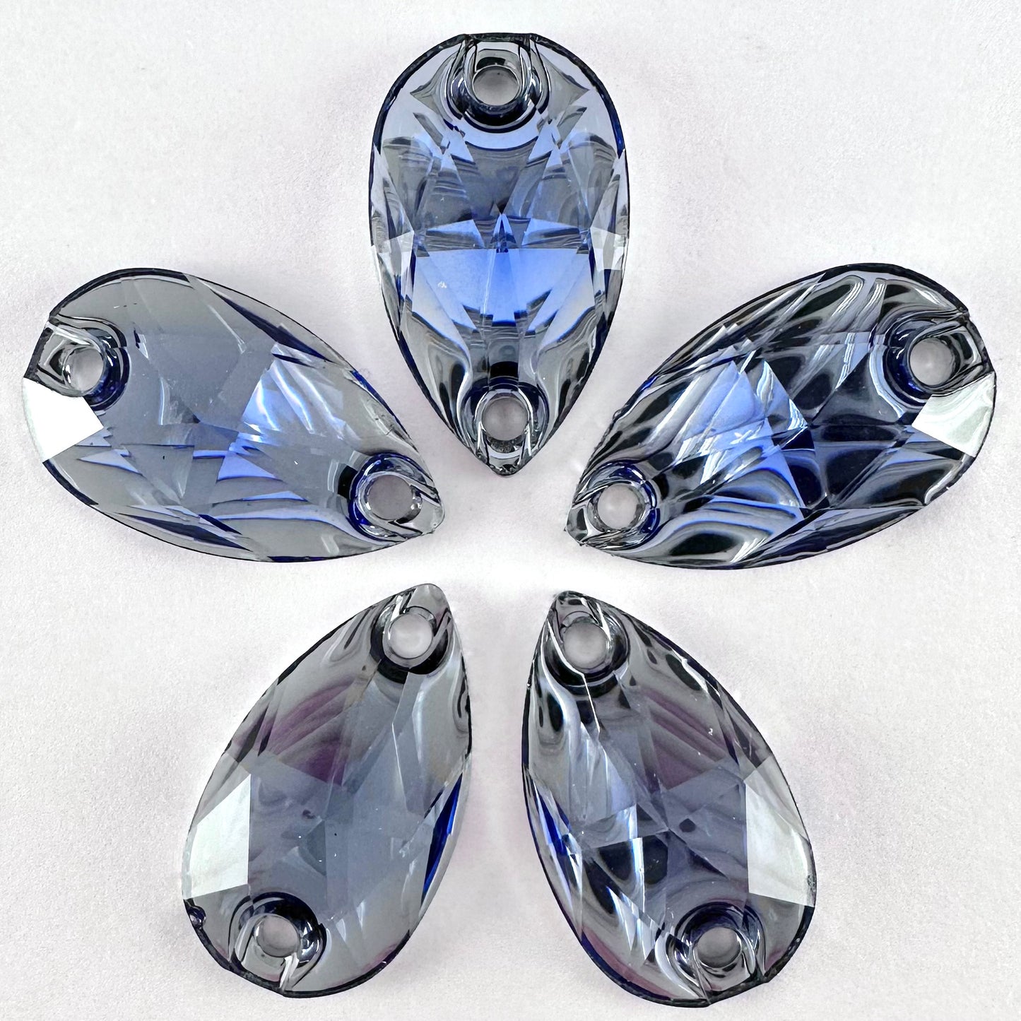 Light Sapphire Acrylic Teardrop